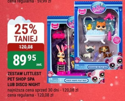 Zestaw Littlest Pet Shop Spa lub Disco Night promocja w bi1