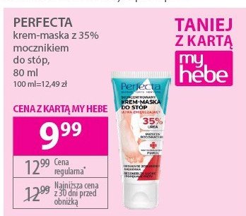 Skonentrowany krem-maska do stóp ultra zmiękczający Perfecta total repair promocja