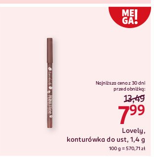 Konturówka do ust Lovely promocja w Rossmann