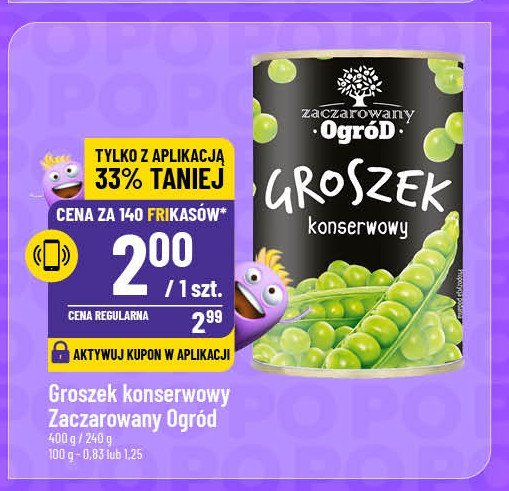 Groszek konserwowy Zaczarowany ogród promocja