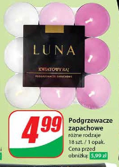 Podgrewacze kwiatowy raj LUNA promocja