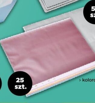 Koszulki na dokumenty A4 kolorowe (5 kolorów po 5 szt.) promocja w Netto