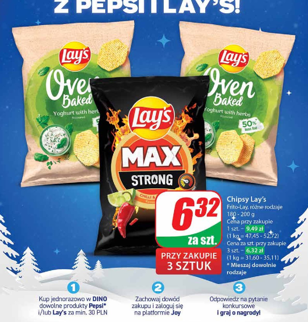 Chipsy jogurt z ziołami ogrodowymi Lay's oven baked (prosto z pieca) Frito lay lay's promocja