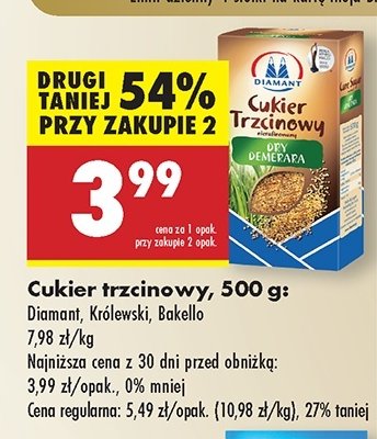 Cukier trzcinowy Bakello promocja