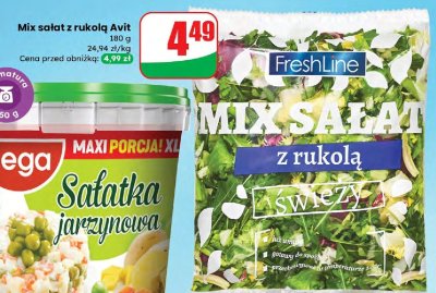 Sałatka jarzynowa Dega promocja w Dino