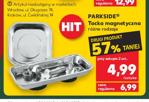 Tacka magnetyczna Parkside promocja