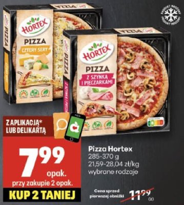 Pizza Hortex promocja w Delikatesy Centrum