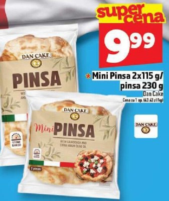 Mini Pinsa Dan Cake 2x115 g / pinsa 230 g promocja w TOPAZ