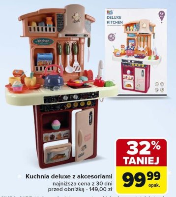 Kuchnia deluxe z akcesoriami promocja w Carrefour