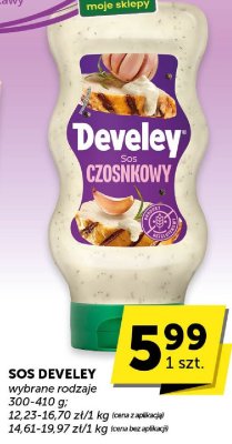 Sos czosnkowy Develey promocja w Euro Sklep