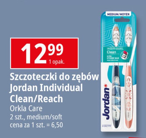 Szczoteczka do zębów reach medium Jordan individual promocja