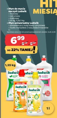 Płyn uniwersalny mydło marsylskie z nutą białych kwiatów promocja w Netto