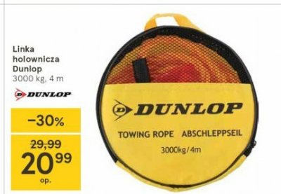 Linka holownicza 4m Dunlop promocja