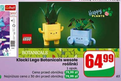 Klocki Lego Botanicals wesołe roślinki promocja w Dino