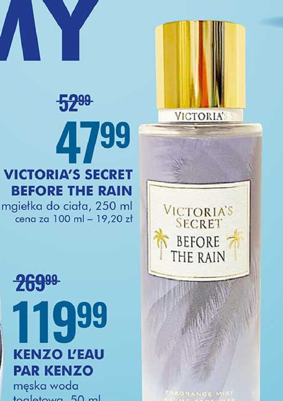 Mgiełka do ciała Victoria's secret before the rain promocja