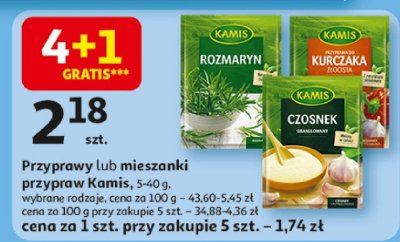 Przyprawy lub mieszanki przypraw Kamis promocja w Auchan