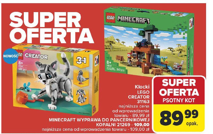 Klocki 21169 Lego minecraft promocja w Carrefour