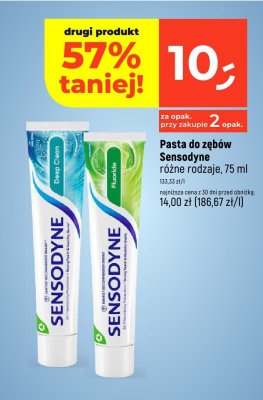 Pasta do zębów Sensodyne różne rodzaje promocja w Dealz