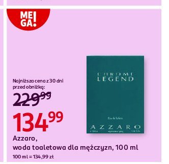 Woda toaletowa Azzaro chrome legend promocja