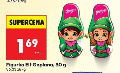 Figurka Elf Goplana, 30 g promocja w Biedronka