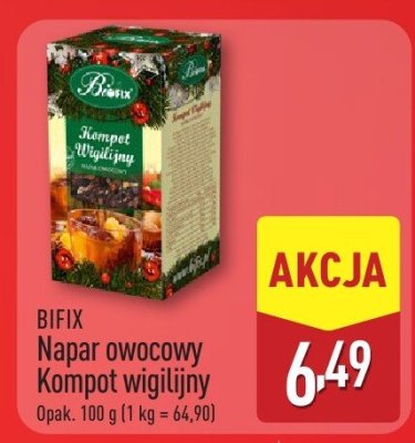 Napar owocowy Bifix Napar owocowy Kompot wigilijny promocja w Aldi