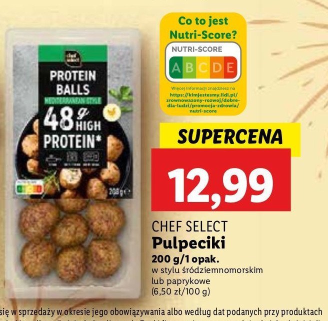 Pulpeciki w stylu śródziemnomorskim Chef select promocja