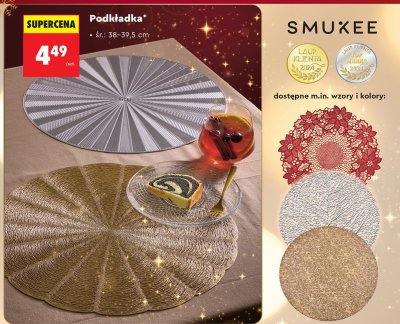 Podkładka promocja w Biedronka