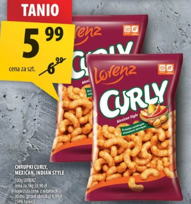 Chrupki Curly Mexican, Indian Style promocja w Arhelan