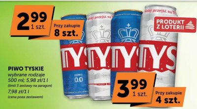 Piwo Tyskie biało-czerwone promocja w ABC