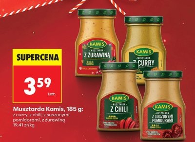 Musztarda Kamis, 185 g promocja w Biedronka