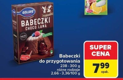 Babeczki do przygotowania Gellwe promocja w Carrefour