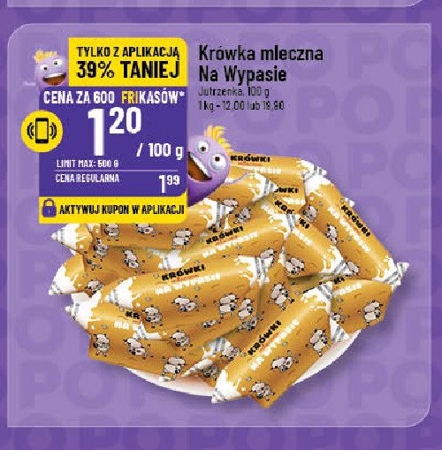 Krówki mleczne Jutrzenka dobre miasto promocja w POLOmarket