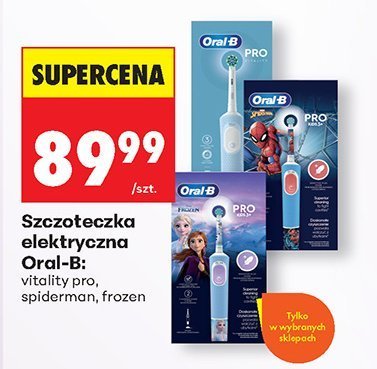 Szczoteczka elektryczna Frozen promocja w Biedronka