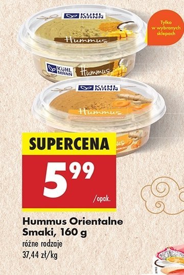Hummus z mango KUHLMANN promocja w Biedronka