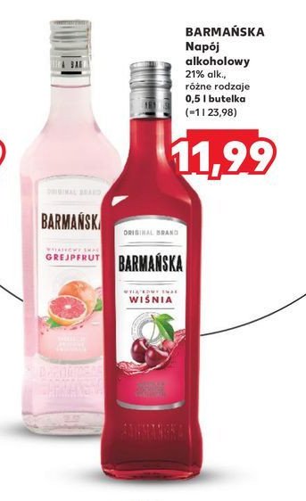 Wódka BARMAŃSKA GREJPFRUTOWA promocja w Kaufland