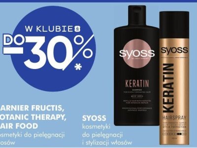Kosmetyki do pielęgnacji i stylizacji włosów SYOSS promocja w Super-Pharm