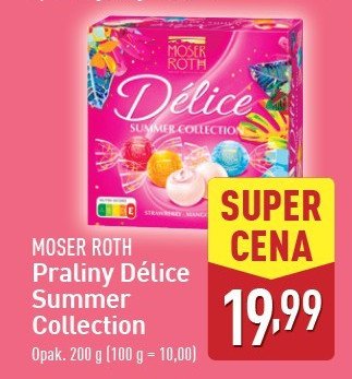 Praliny delice collection Moser roth promocja