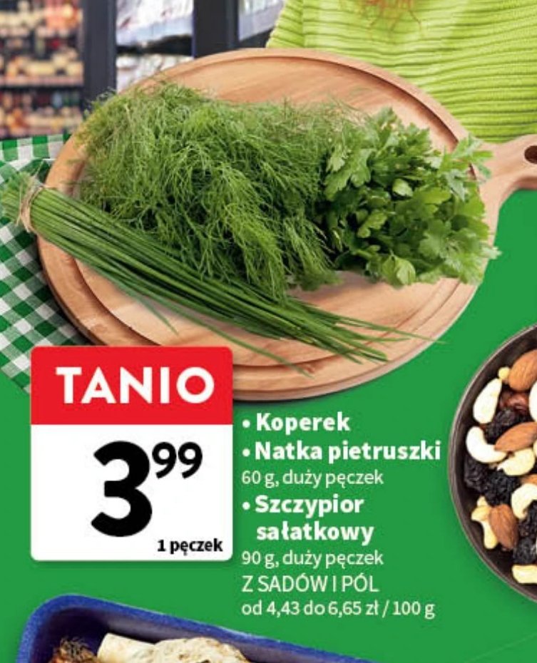 Natka pietruszki Z sadów i pól promocja w Intermarche