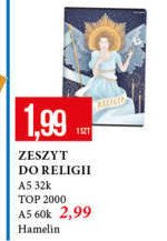 Zeszyt a5/32 kratka religia Top-2000 promocja
