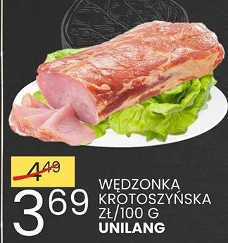 Wędzonka krótoszyjska Unilang promocja w Wafelek