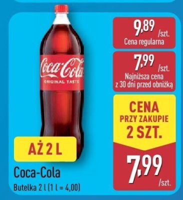Napój Coca-Cola promocja w Aldi
