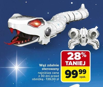 Wąż zdalnie sterowany promocja w Carrefour