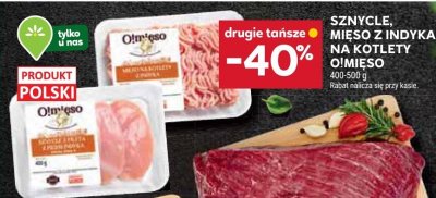 Sznycle / Mięso z indyka na kotlety Oimeso promocja w Stokrotka