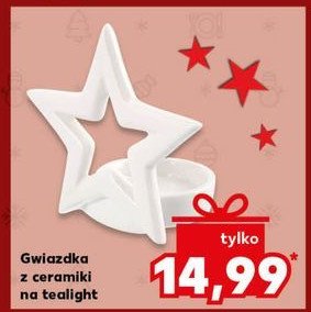 Gwiazdka ceramiczna na tealighty promocja