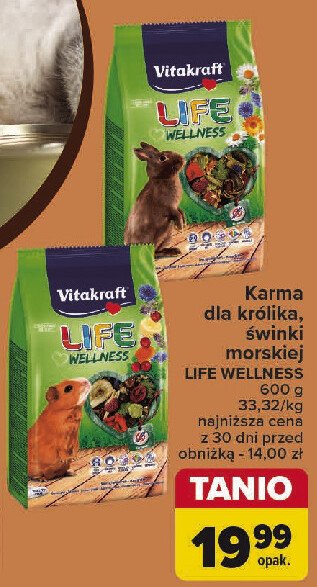 Pokarm dla królika VITAKRAFT LIFE promocja