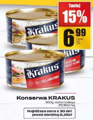 Konserwa KRAKUS promocja w Supeco