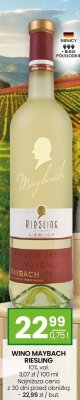 Wino Maybach Riesling 0.75l promocja