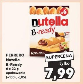 Chlebki z nadzieniem Nutella b-ready promocja