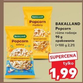 Popcorn maślany Bakalland promocja w Kaufland