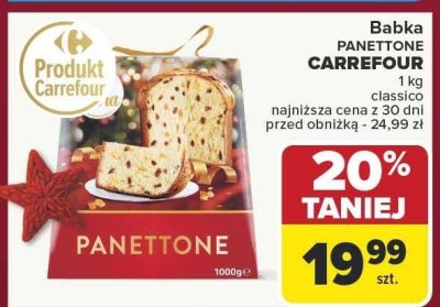 Babka Panettone Carrefour promocja w Carrefour Market
